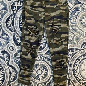 Torrid camo leggings
